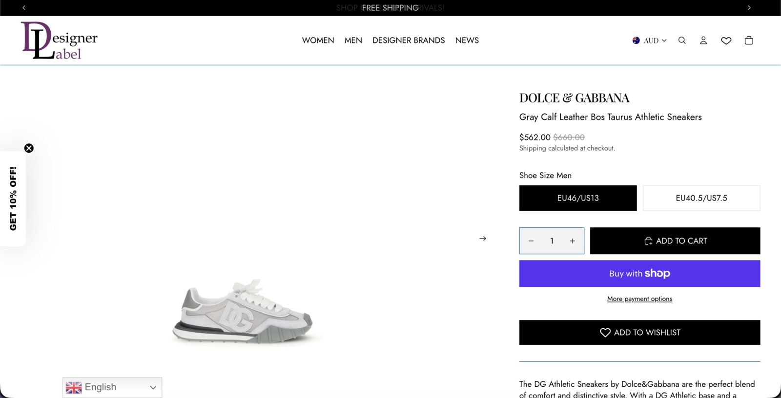 Website screenshot 1